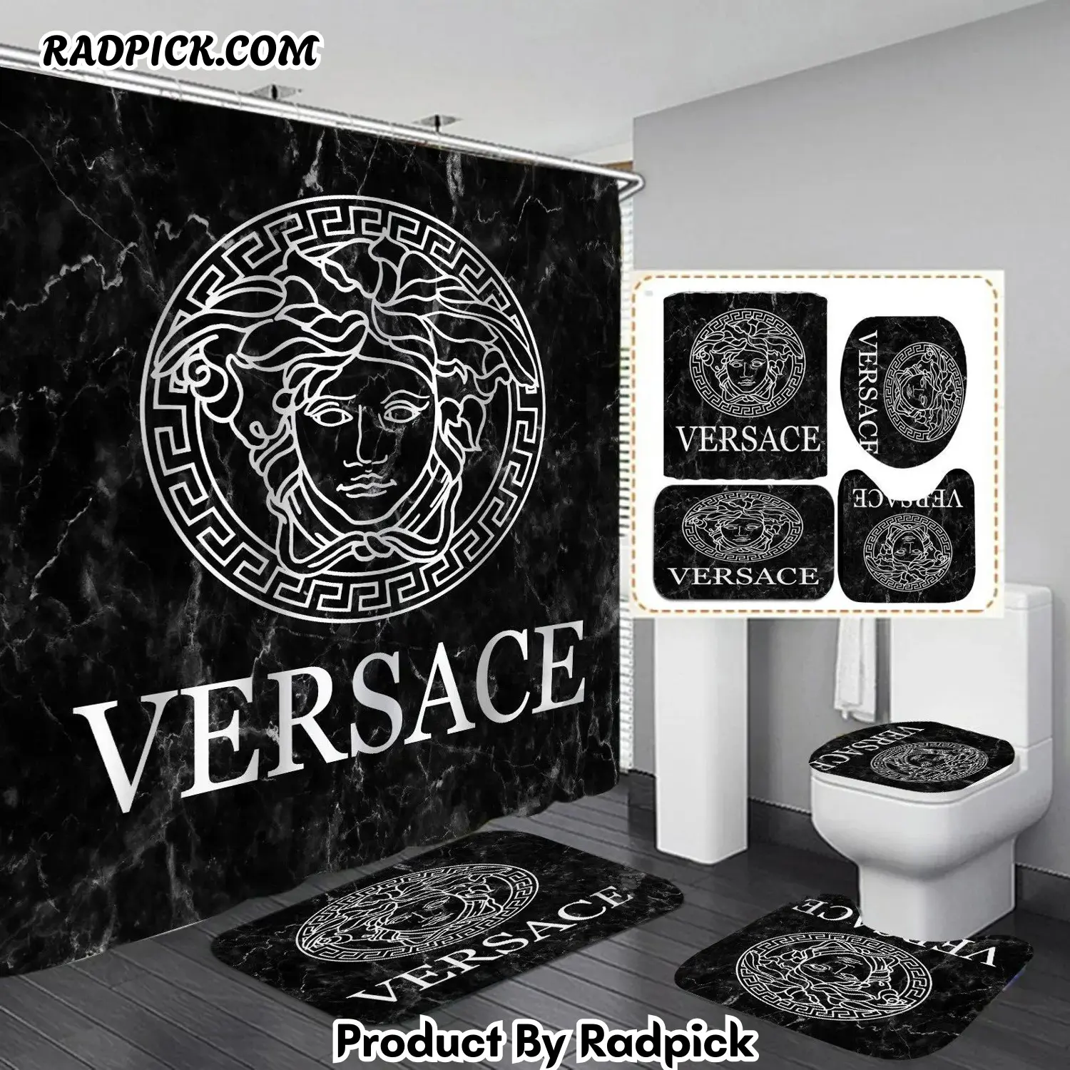 Versace bathroom shower curtain luxury window curtains 420 bathroom set rp38733